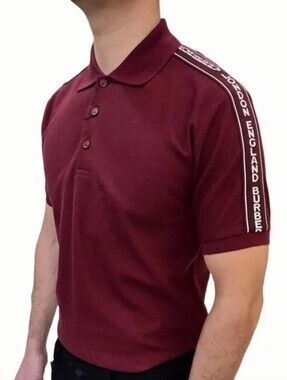 Burberry Tape Logo Polo Shirt